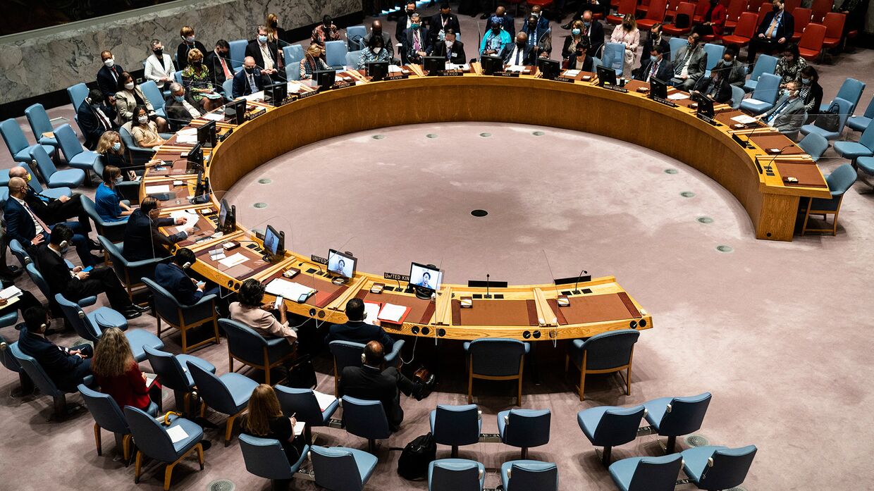 Заседание Совета Безопасности ООН в Нью-Йорке