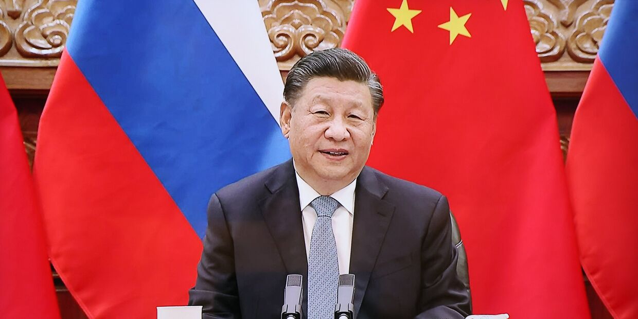 Переговоры президента РФ В. Путина с председателем КНР Си Цзиньпином
