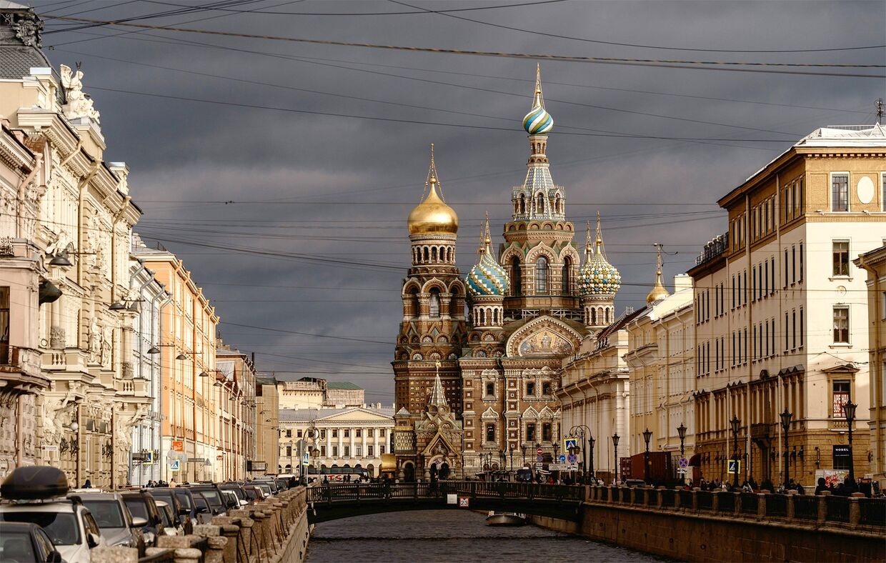 Штормовой ветер в Санкт-Петербурге