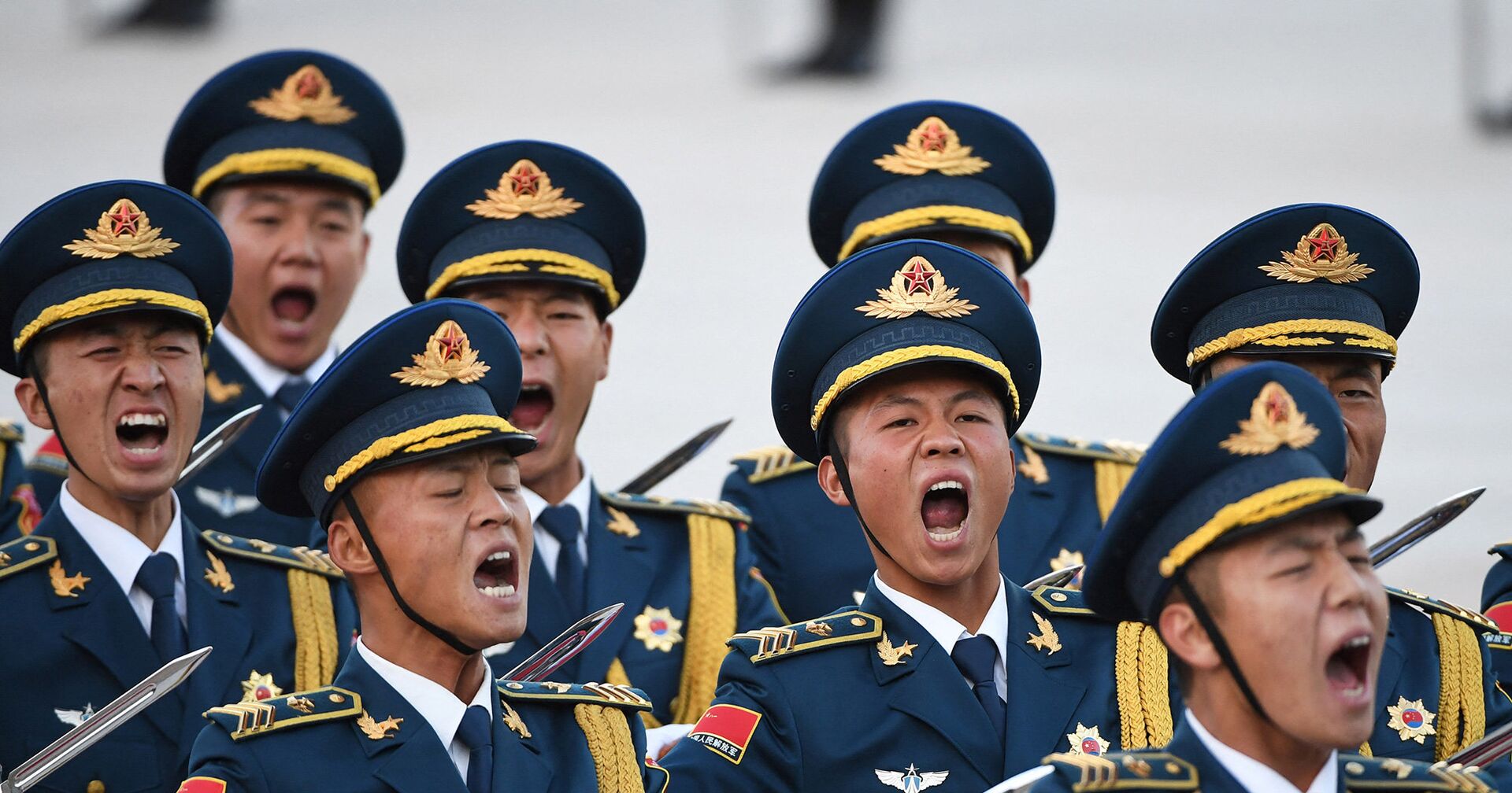 Участники военного парада в Пекине, Китай - ИноСМИ, 1920, 17.12.2021