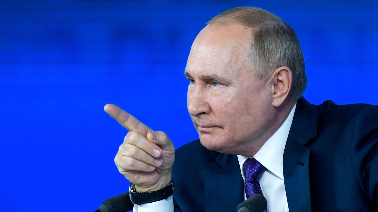 Ежегодная пресс-конференция президента России Владимира Путина