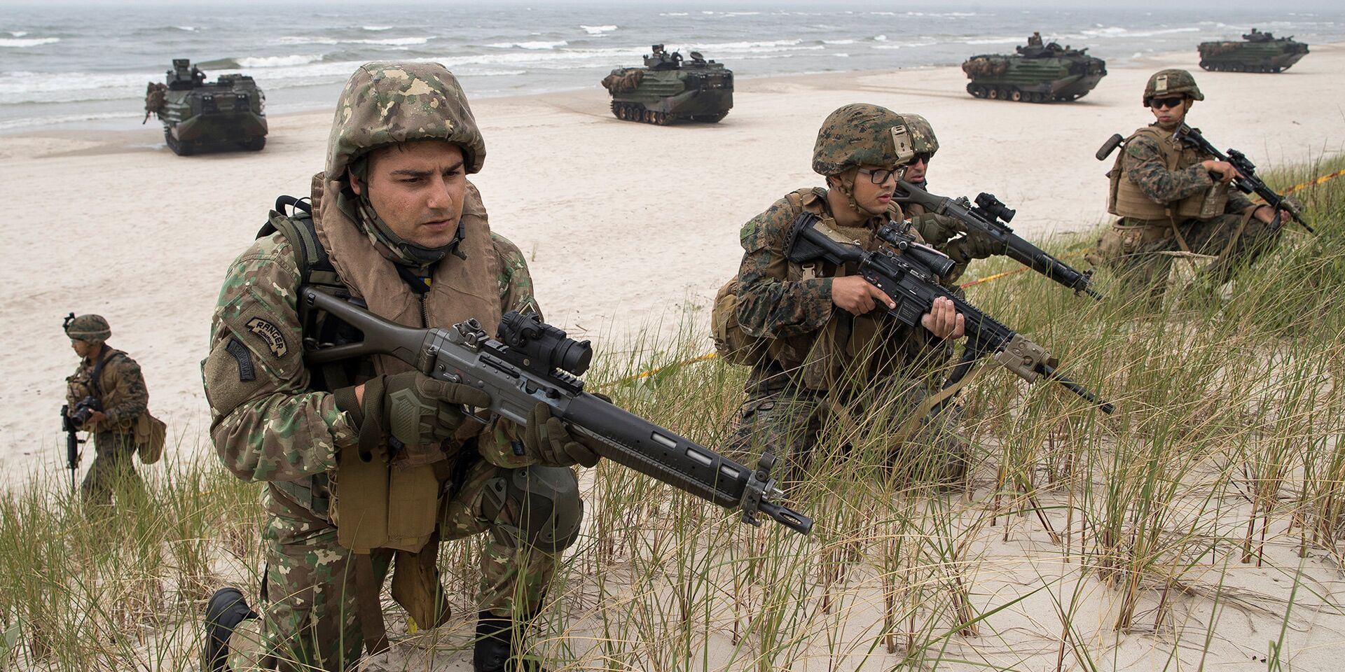 Морские пехотинцы США принимают участие в военных учениях на Балтийском море в Литве - ИноСМИ, 1920, 06.02.2022