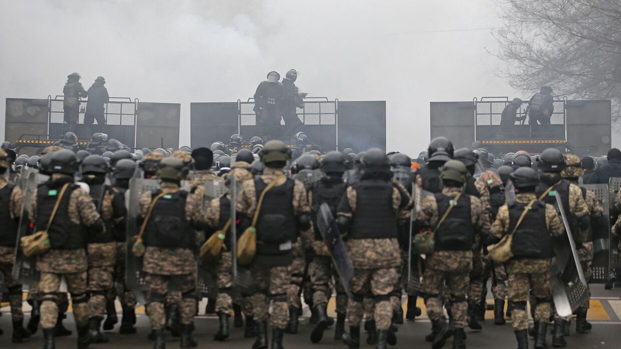 Протесты в Казахстане 03.01.2022