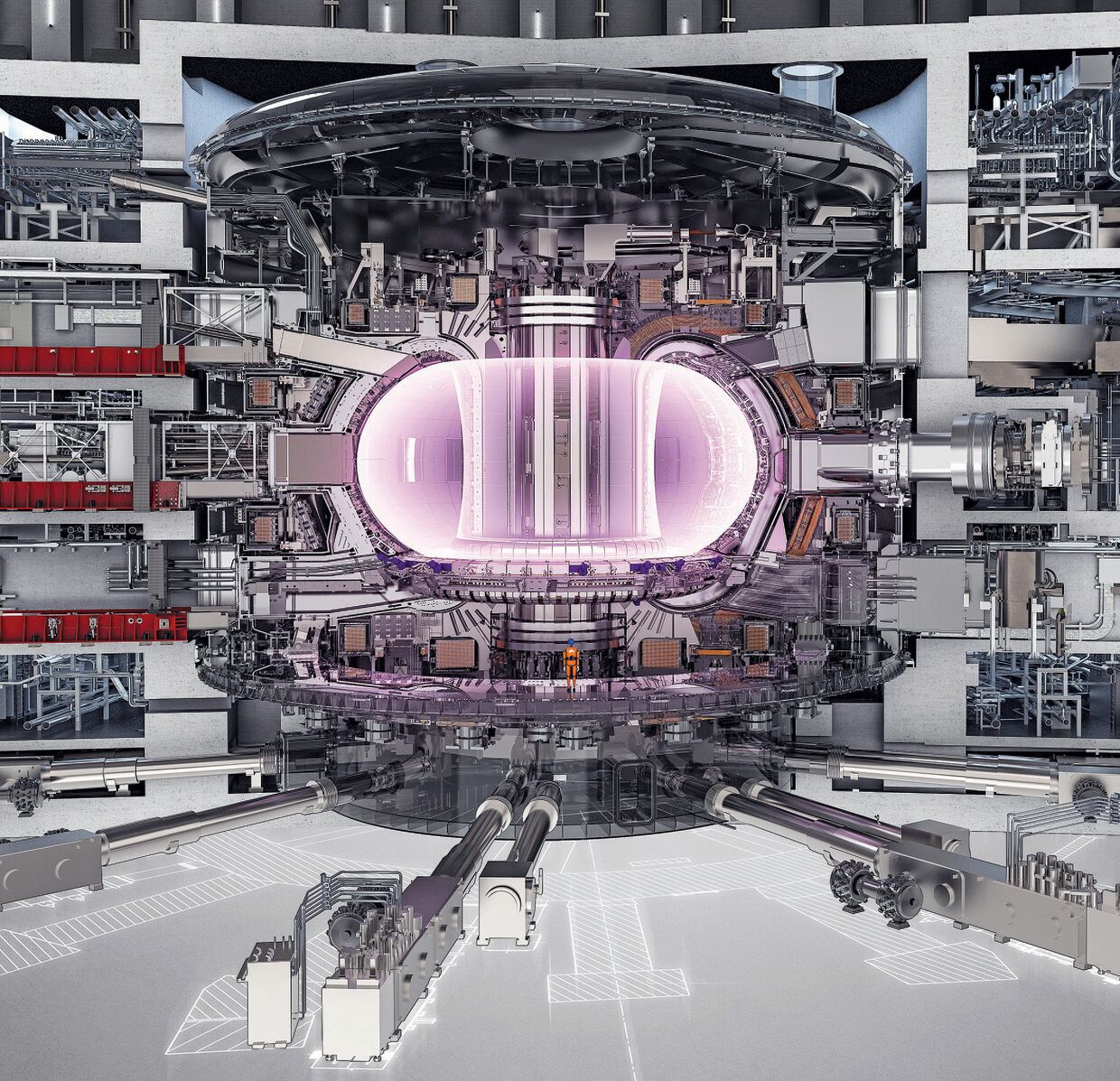 Макет международного экспериментального термоядерного реактора