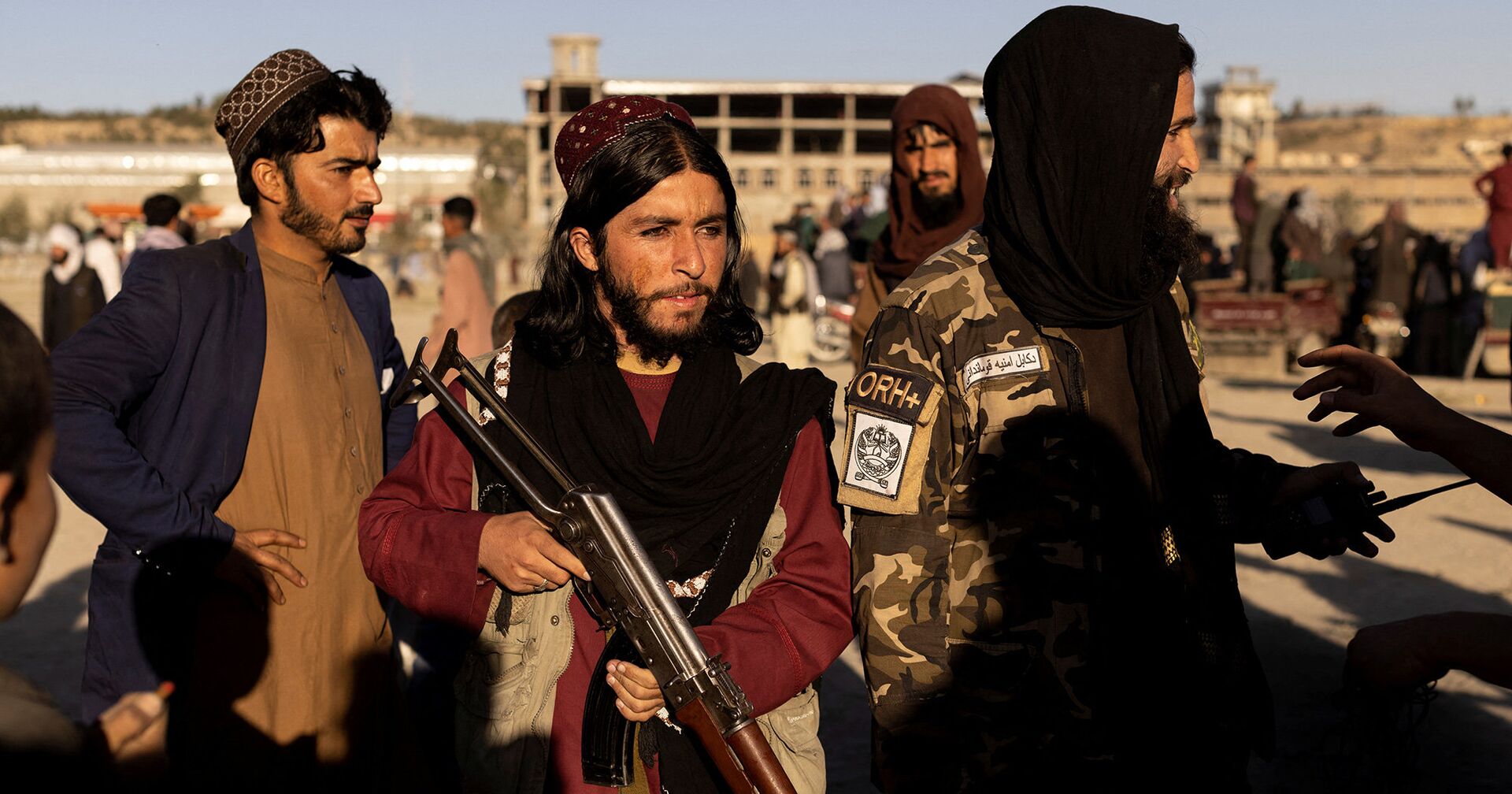 Члены движения Талибан (запрещенная в РФ организация) в центре Кабула - ИноСМИ, 1920, 11.01.2022
